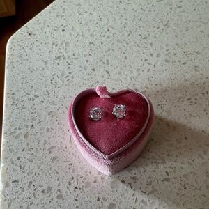 CZ stud earrings